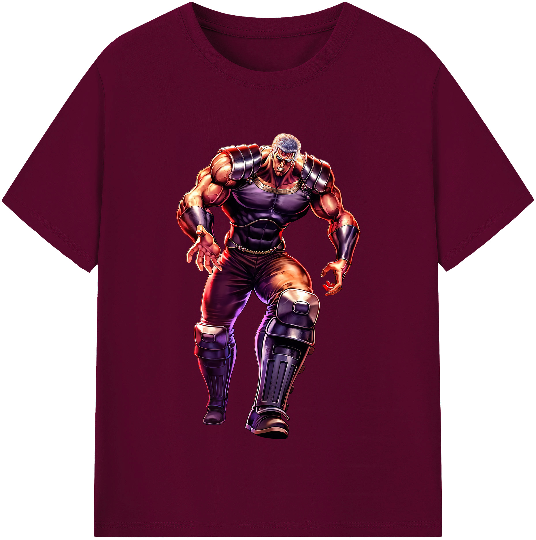 （画像用） 北斗の拳 Fist of the North Star レディースカジュアルプリントTシャツ（綿100％）